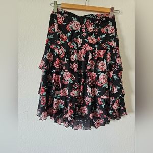 Torrid strapless floral top